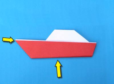 an origami boat