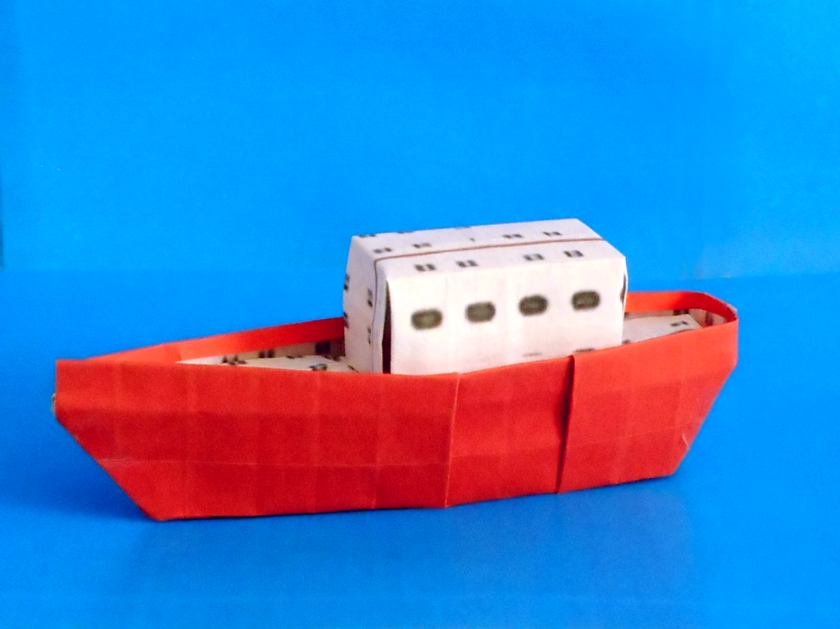 Origami bootje