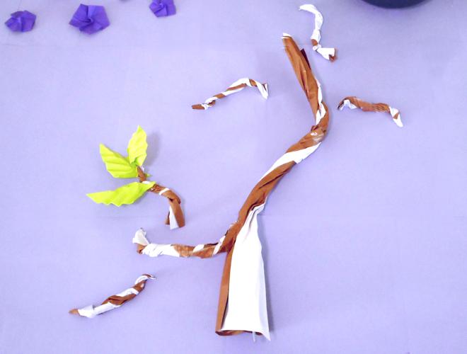 Make a paper Birch Tree