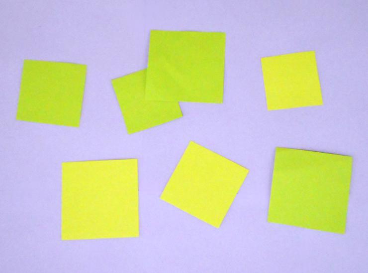 Origami leaf papers Origami leaf papers