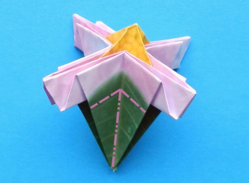 Bonsai origami branch folding diagrams