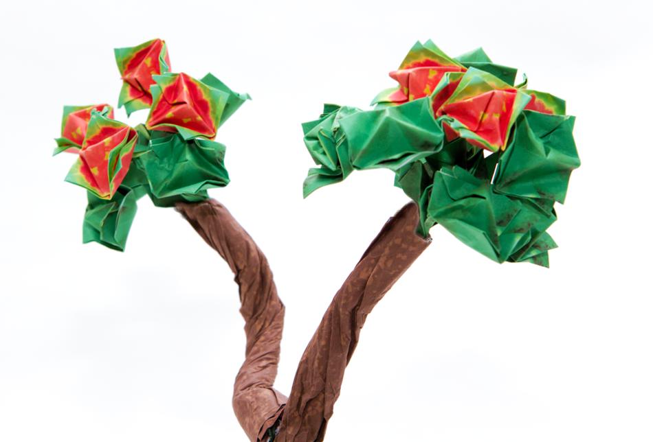 Origami Flower Buds
