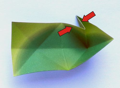 Origami flower buds diagrams