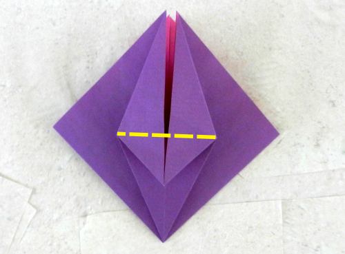 Bonsai Origami Fuchsia flower diagrams Bonsai Origami Fuchsia flower diagrams