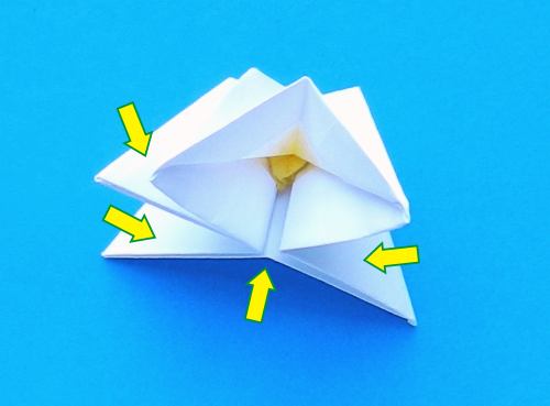 Diagrams for a Bonsai Origami Gardenia plant