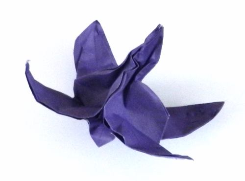 Fold an Origami Iris Flower