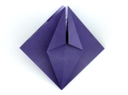 Fold an Origami Iris Flower