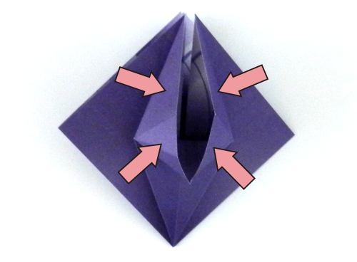 Fold an Origami Iris Flower