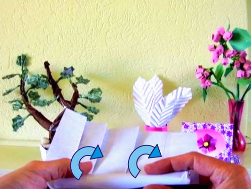 Make an Origami Money Tree