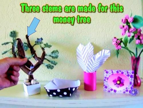 Make an Origami Money Tree