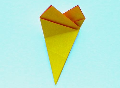 Origami Narcis vouwen