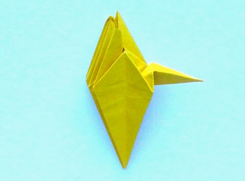 Origami Narcis vouwen