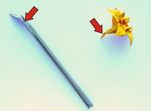 Fold an Origami Narcissus flower