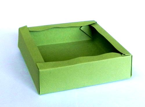 Origami Bonsai bak van papier Origami Bonsai bak van papier