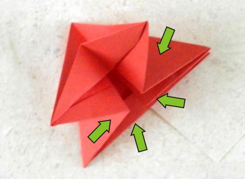 Bonsai Origami Flower Tree folding instructions