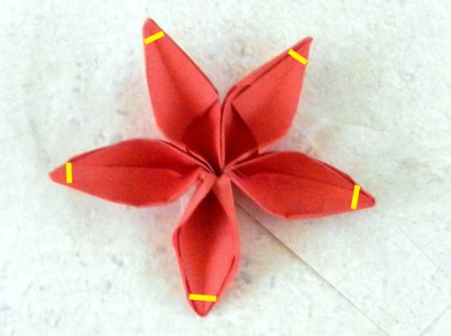 Bonsai Origami Flower Tree folding instructions