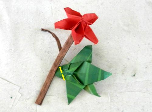 Bonsai Origami Flower Tree folding instructions