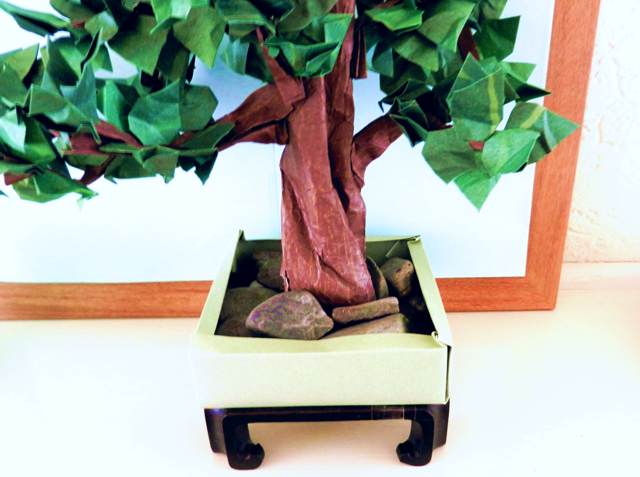 Base of a Bonsai Origami Tree