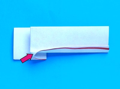 how to fold an origami bookmark with a red heart