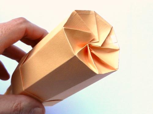 Origami Bottle folding instructions