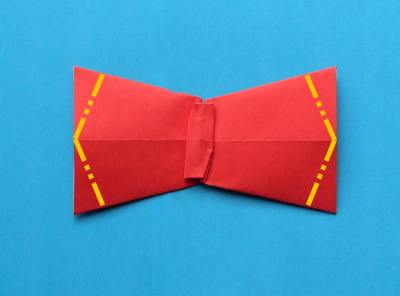 how to make an origami bow