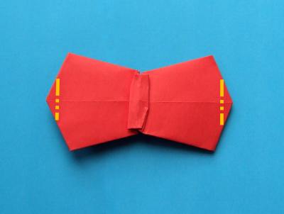 how to make an origami bow