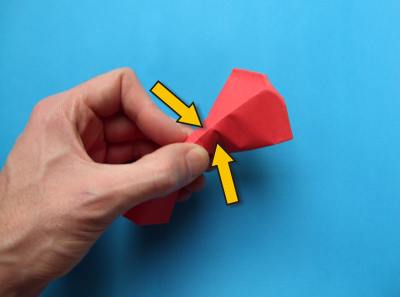 how to make an origami bow