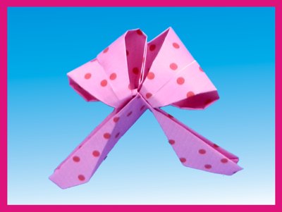 kawaii origami bow