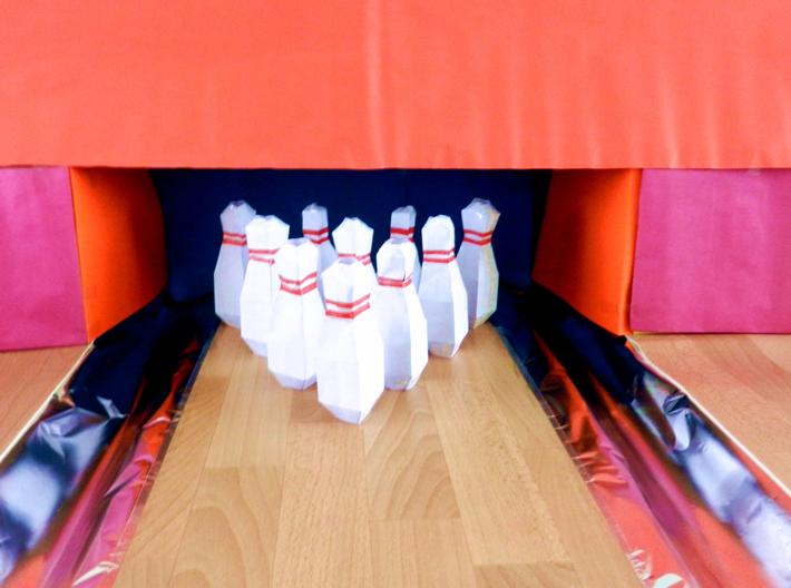 Bowling kegels van papier