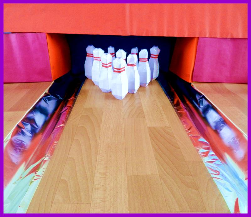 Bowling kegels van papier