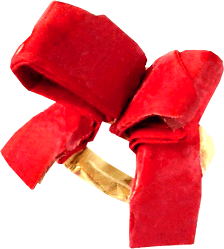 Origami Ring with Bow