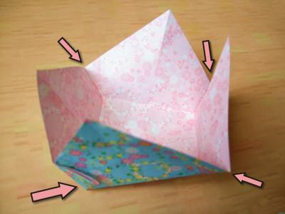 origami doosje