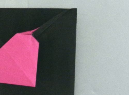 how to make an origami box with pink heart