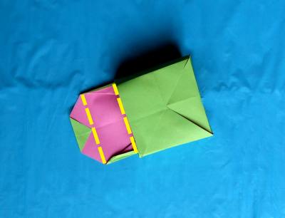how to make an origami box with lid