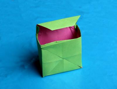 origami doosje met deksel origami doosje met deksel