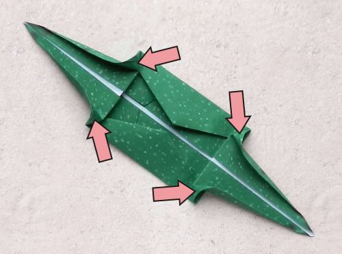 Origami Brachiosaurus folding instructions