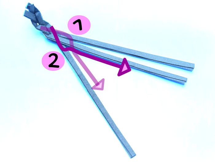 Armband vlechten van papier