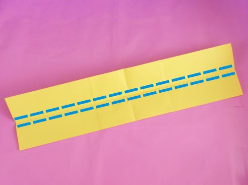 Een brug van papier maken Een brug van papier maken