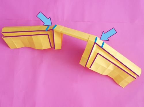 Fold an Origami bridge