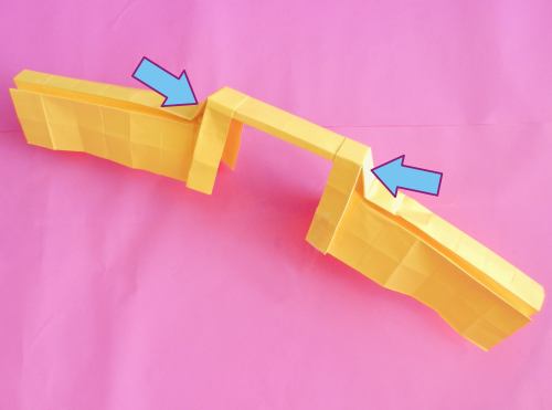 Fold an Origami bridge