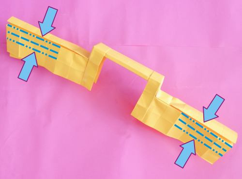 Fold an Origami bridge