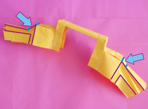 Fold an Origami bridge