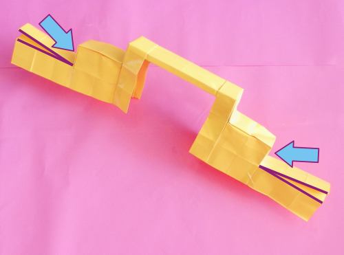 Fold an Origami bridge