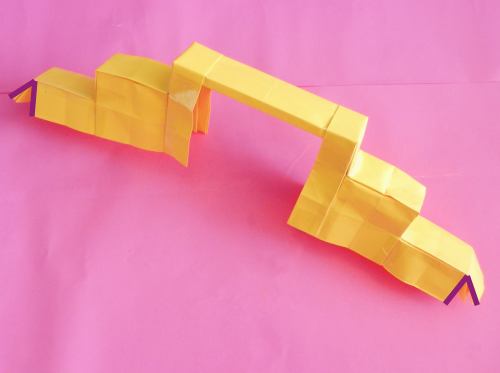 Fold an Origami bridge