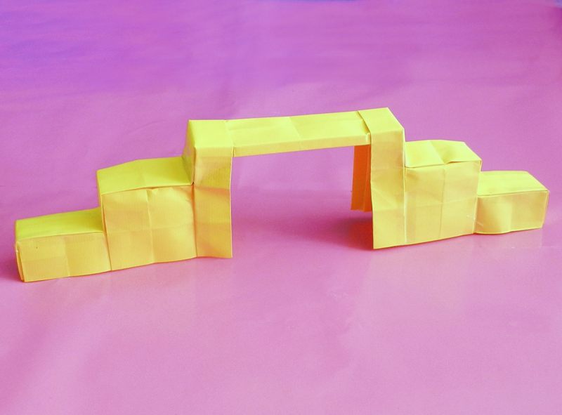 Origami bridge