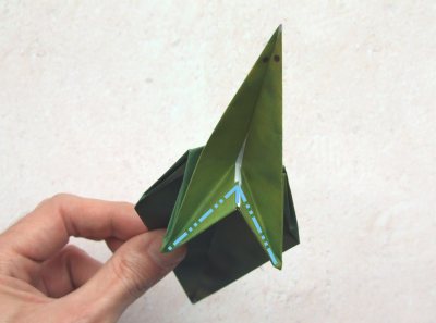 how to fold an origami brontosaurus