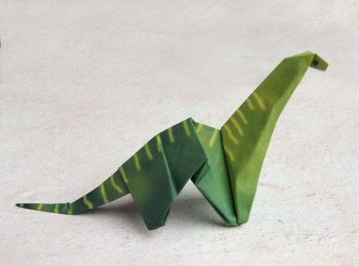 origami brontosaurus
