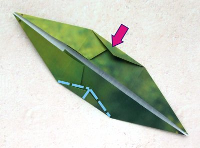 how to fold an origami brontosaurus