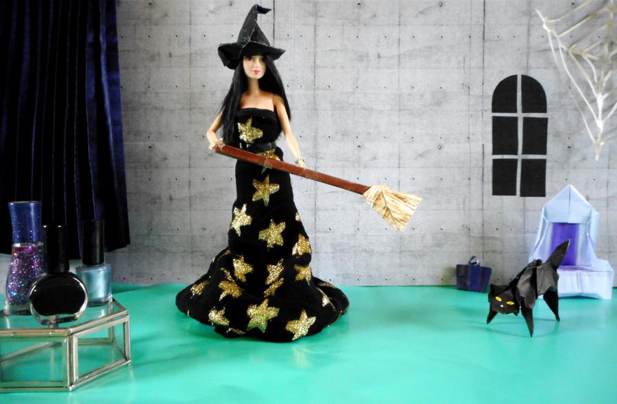 Doll Witch with Broom
