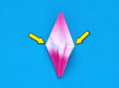 how to make an origami bulb flower